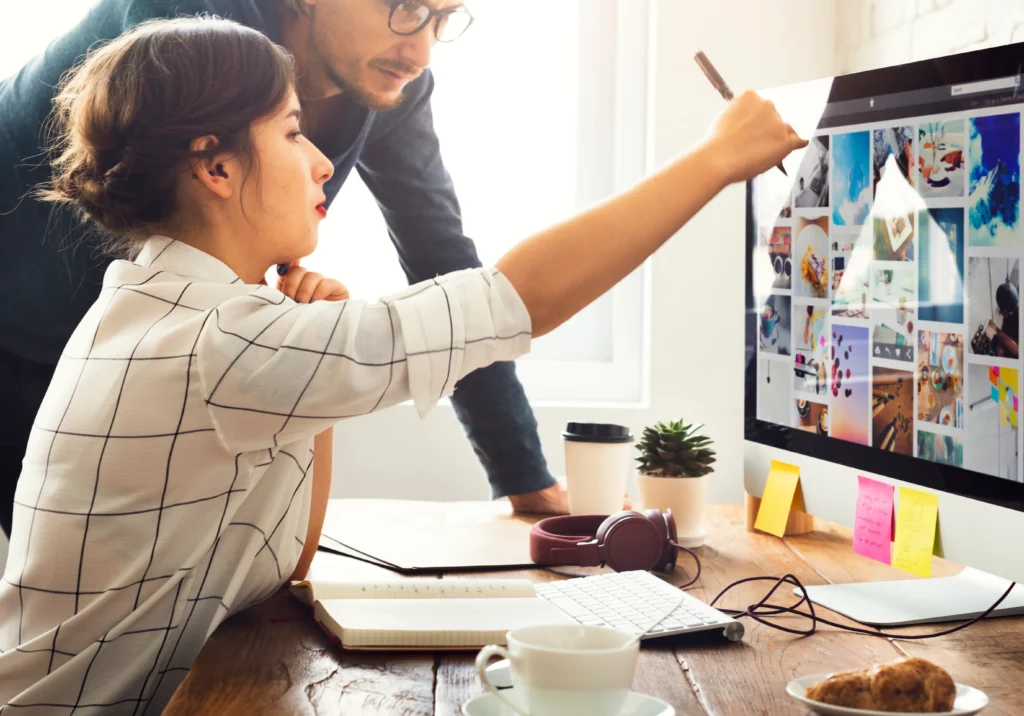 Interactive website design